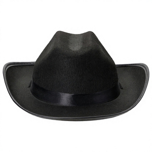 Sombrero de Vaquero del Oeste para Niños, Gorra de Caballero para Fiestas de Verano, Sombrero de Sol Turístico de Ala Ancha para Exteriores, 100% Poliéster - Product Image 5