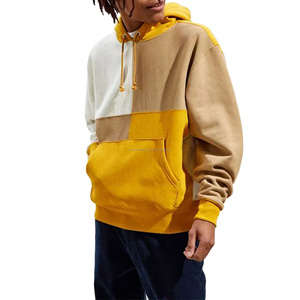 Sweat-shirt pour homme de haute qualité au toucher doux, nouveau style, couleur contrastée, coupe ajustée, sport, avec broderie personnalisée, style d'hiver - Product Image 1