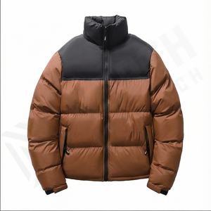 Chaqueta acolchada de invierno personalizada para hombre con cuello levantado lona Sherpa de alta calidad y piel de conejo nuevo diseño Casual prendas de vestir abrigos para hombre - Product Image 2