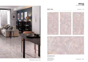 Azulejos de porcelana más vendidos con acabado Iris en tamaño 60x120cm 600x1200mm 24x48 para uso en paredes y suelos interiores modernos. - Product Image 4