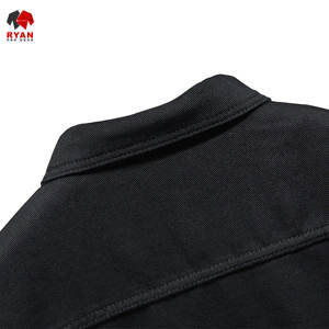 Veste en jean personnalisée de qualité supérieure pour hommes, fermeture à boutons avec logo personnalisé, design ODM - Product Image 6
