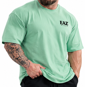 T-shirts de performance pour hommes, anti-transpiration, séchage rapide, antibactériens, pour la gym, l'entraînement, le sport, personnalisables OEM ODM, vêtements de sport - Product Image 1