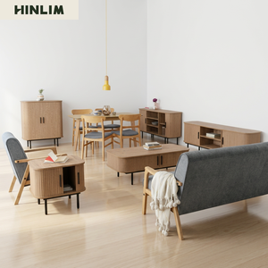 Table basse en bois moderne et durable avec rangement, design Mu-ji, meubles de salon Nuhoom, rectangulaire - Product Image 5