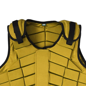 Gilet d'équitation matelassé de qualité supérieure, coupe-vent, rembourré, protection corporelle de sécurité, équipement professionnel pour cavalier avec plusieurs poches - Product Image 3