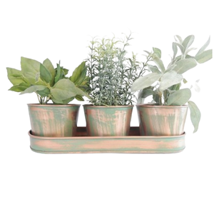 Pots de fleurs en zinc galvanisé en gros, pots de jardin en zinc, décoration intérieure et extérieure avec poignée en corde - Product Image 3