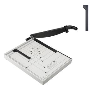 Taglierina a Ghigliottina Professionale da 18 Pollici, Capacità 15 Fogli con Barriera di Protezione/Lama per Formati A3 e A4 - Product Image 1