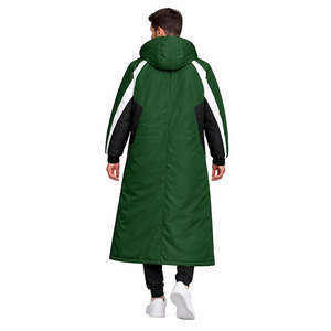 Best Quality Unisex Swim <b>Parka</b> Coat <b>Waterproof</b> Windproof Hooded Long <b>Jacket</b> for Beach Pool Training and Outdoor Sports - Product Image 5