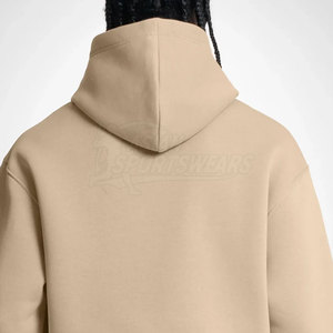 เสื้อฮู้ดผ้าถักทรงหลวมโอเวอร์ไซส์ผ้าฝ้าย100% เป็นมิตรกับสิ่งแวดล้อมระบายอากาศได้ดีสำหรับสวมใส่ทุกวันในเมืองใส่สบาย - Product Image 4