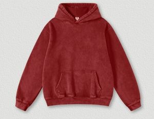 เสื้อฮู้ดดี้ฟลีซพิมพ์ลายปักแบบกำหนดเอง ย้อมสีเอซิด ทรงครอป บ็อกซี่ สีดำ หนานุ่ม สำหรับผู้ชายและผู้หญิง ขายส่ง - Product Image 6