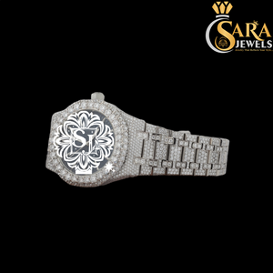 Reloj de Lujo Más Vendido, Completamente Cubierto de Diamantes, Reloj de Acero Inoxidable Brillante para Hombre Disponible al Mejor Precio - Product Image 1