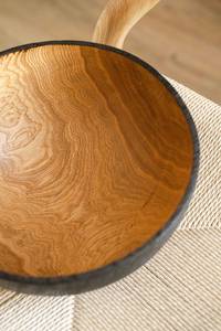 Juego de tazones redondos de madera para ensalada, perfecto para organizar cenas, comidas familiares y experiencias elegantes de servir comida. - Product Image 6
