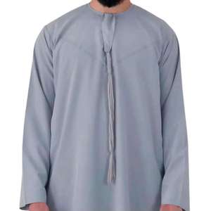 Classic <b>Men</b> Jubba Traditional Arabic <b>Thobe</b> Long Sleeve Muslim Clothing Wholesale Manufacturer <b>Men</b> Jubba - Product Image 5