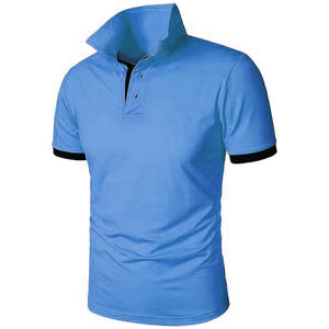 Men's <b>Orange</b> Short Sleeve <b>Polo</b> Shirt Solid Color Casual Knitted Fabric Button Front Regular Fit - Product Image 5