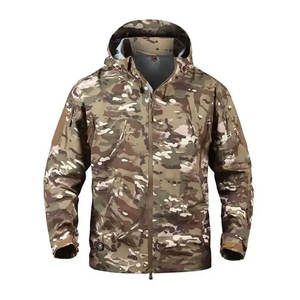 KIVOTECH High Quality <b>Winter</b> Hunting Camouflage Jacket <b>Overalls</b> Waterproof Soft Shell Warm Unisex - Product Image 1
