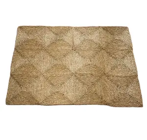OEM/ ODM natürliche Seegrasteppiche und Teppiche für Heimdekoration Strohhalme handgefertigte Türmatte in Vietnam hergestellter Teppichteppich