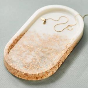 Bandeja Decorativa Pintada a Mano, Ecológica, de Resina, para Bodas y Diwali, Diseño Personalizado - Product Image 1