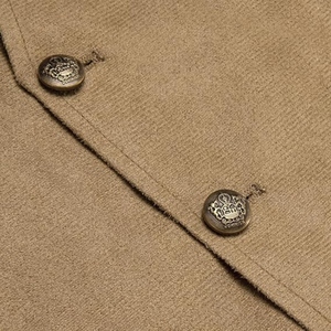 Gilet en cuir suédé vintage pour homme, style western cowboy, avec franges et pompons, boutons-pression, décontracté, OEM - Product Image 4