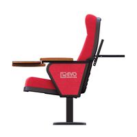 Chaise de théâtre pliable et mobile avec bureau intégré – Design moderne pour écoles et hôpitaux – Mobilier commercial peu encombrant