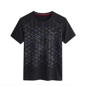 T-shirts promotionnels pour hommes, col rond, manches courtes, coupe ample, respirants, séchage rapide, prix de gros OEM - Product Image 3