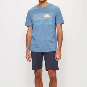 Camisetas de Hombre Elegantes de Alta Calidad, 100% Algodón, Estampadas, de Secado Rápido y Transpirables, Servicios OEM, Diseños y Colores Personalizados - Product Image 6