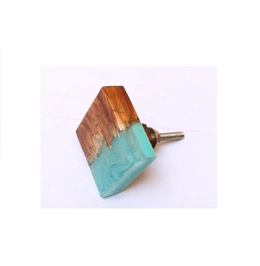 Boutons de meubles en bois et résine époxy de luxe, fabriqués à la main, de bonne qualité, au design optimal, décoratifs pour armoire de bureau - Product Image 5