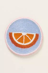Handmade Embroidery Seed <b>Bead</b> Eco-Friendly Durable <b>Coaster</b> Mug Rug Decorative Cup Pad Tea Coffee Glass Holder Kitchen Decor - Product Image 4