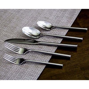 Offre Spéciale carré résine en relief poignée Designer restaurant couverts couverts argenterie en acier inoxydable mariage ensemble de couverts - Product Image 2