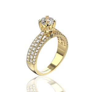 Nueva Colección de Joyería Vietnamita Glosbe & Co, Anillo de Compromiso para Mujer con Diamante Natural de 5.4 Ly D/VVS1, Diseño Elegante - Product Image 5