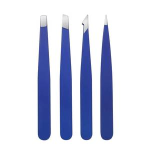 Juego de Pinzas para Pestañas Morje Surgical Precision, Acero Inoxidable de Alta Calidad, Personalizadas, Punta Suave, Color Azul, 10 mm, 4 Piezas - Product Image 6