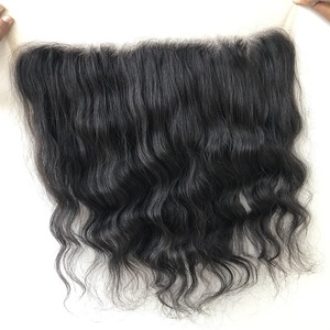ผู้จัดจำหน่ายสินค้าจำนวนมาก จำหน่ายผมแท้แบบเวอร์จินอินเดีย 100% ไม่ผ่านกระบวนการใดๆ  แบบ HD Lace Frontal ขนาด 13x6 นิ้ว - Product Image 1