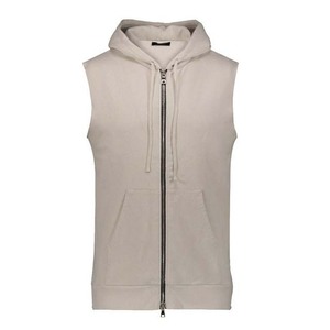 Men's Hoodies Breathable Plus Size Knitted Summer Streetwear Cotton Polyester Zip Men's <b>Sleeveless</b> <b>Hoodie</b> Men's - Product Image 5