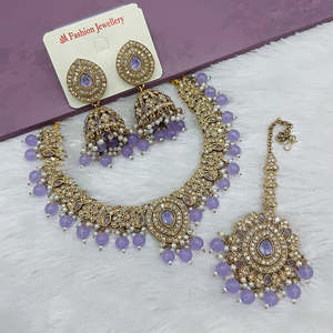 Jewelemarket Heritage Pota Stone <b>Pearl</b> Beads <b>Necklace</b> <b>Set</b> Fashion Jewelry 10575544GR - Product Image 2