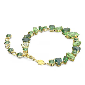 Bracelet de charme de luxe avec cristaux verts et strass, bijoux pour femmes à porter au quotidien - Product Image 3