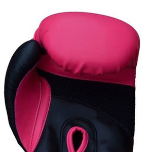 Guantes de Boxeo Negros y Rosas, Guantes de Cuero Premium para Hombre, Equipo Duradero para Sparring y Fitness, Ropa Deportiva, Guantes Cómodos - Product Image 4