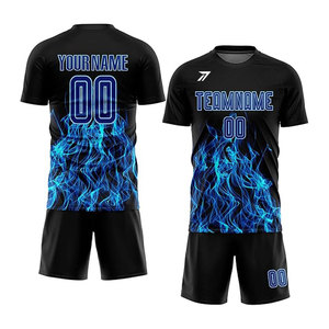 Pro Cut Soccer Uniform Set Men Athletic Cut Breathable <b>Polyester</b> Jersey Custom Team Color Logo OEM Wholesale Factory Direct - Product Image 1