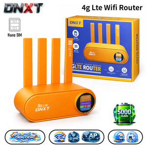 Routeur Wifi DNXT avec carte SIM, Wifi6 Cat4, routeur 4G Wifi, 1WAN/3LAN, routeurs universels, 5000mAh, AP VPN, <span class=keywords><strong>mini</strong></span> routeur Wifi CPE 4G, utilisation professionnelle - Product Image 1