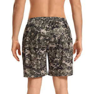 Shorts de sport décontractés pour hommes, camouflage, séchage rapide, taille élastique, poches, logo personnalisé, haute qualité - Product Image 4