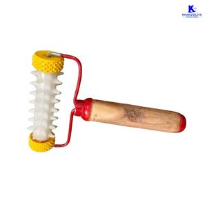 K-Star K618 Rouleau d'acupression manuel en bois à poignée pour soulagement de la douleur et amélioration de la circulation sanguine - Product Image 3