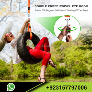 2023 Premium Tree Swing Straps Kit colgante Logotipo personalizado Correas naranjas para levantamiento de pesas en un nuevo estilo - Product Image 6