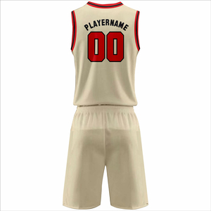 Uniforme de baloncesto reversible 100% poliéster para hombre, ropa deportiva transpirable, uniforme de baloncesto reversible en venta - Product Image 2