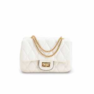 Sac de soirée formel blanc P97604 Pochette élégante pour occasions spéciales - Product Image 3