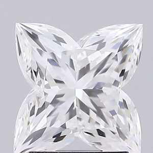 Diamantes Cultivados en Laboratorio de 2 Quilates, Corte Lily, Forma de Flor de Cuatro Pétalos, para Joyería, Diamantes Sueltos con Forma Floral - Product Image 6