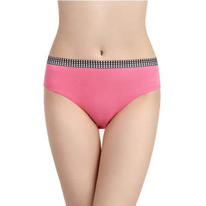 Nouvelles culottes hipster personnalisées avec logo, en coton, style bikini, élastiques, imprimées sur mesure, taille basse, grandes tailles, sous-vêtements pour femmes - Product Image 1