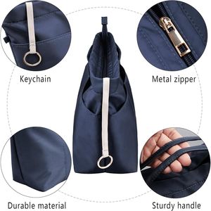 Organizador de bolso con cremallera y 14 bolsillos para mujer, con inserto para cartera, tipo tote, para llevar dentro del bolso, con dije decorativo - Product Image 3