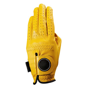 Guante de Golf de Cuero Genuino Rosa Bebé para Mano Derecha, Transpirable, Perforado, de Dedo Completo, con Cierre de Tirar, para Deportes Femeninos - Product Image 2