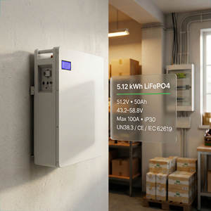 ระบบกักเก็บพลังงานภายในบ้านแบบติดผนังและตั้งพื้น แบตเตอรี่โซลาร์ 5kWh 10kWh 51.2V 100Ah LiFePO4 โมดูลแบบขนาน ขยายได้ - Product Image 6