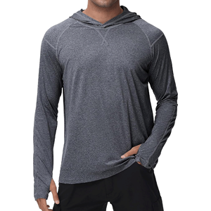 Sudadera con Capucha de Manga Larga para Hombre, Color Verde Azulado, de Secado Rápido, para Pesca - Product Image 5