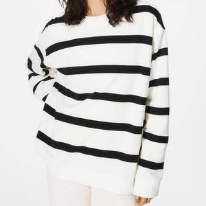 Nouveau design automne-hiver, sweat-shirts unis pour femmes, pull ample, col rond, confortable, design d'emballage personnalisé - Product Image 6