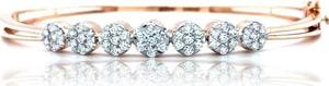 Premium Sterling Silver Link <b>Bracelet</b> with Moissanite Stones Elegant Jewelry for <b>Men</b> Women and Gift Collection - Product Image 2