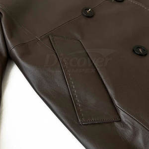 Nouvelle Arrivée 2026 – Manteau Long en Cuir pour Homme – Vente en Gros – Manteau Long en Cuir de Haute Qualité - Product Image 4